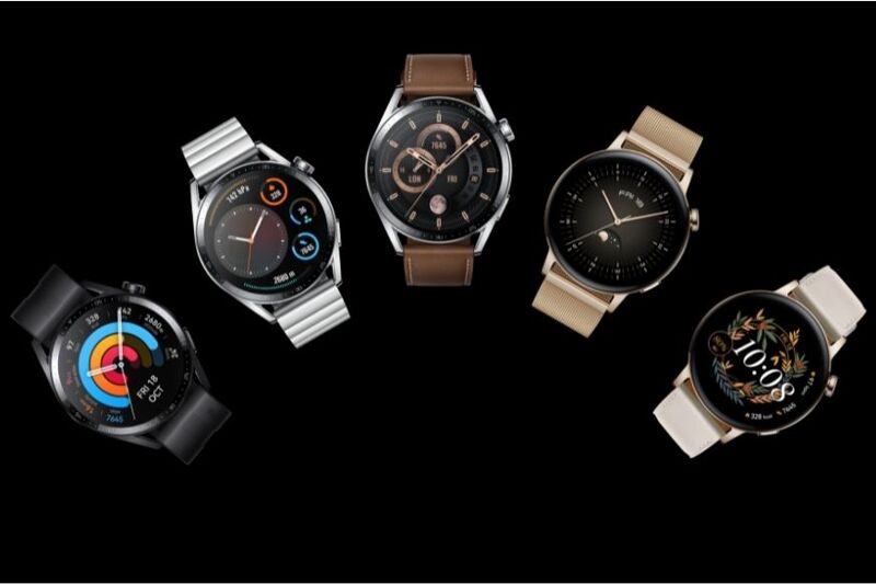 Вы можете увидеть различные модели Huawei Watch GT 3.